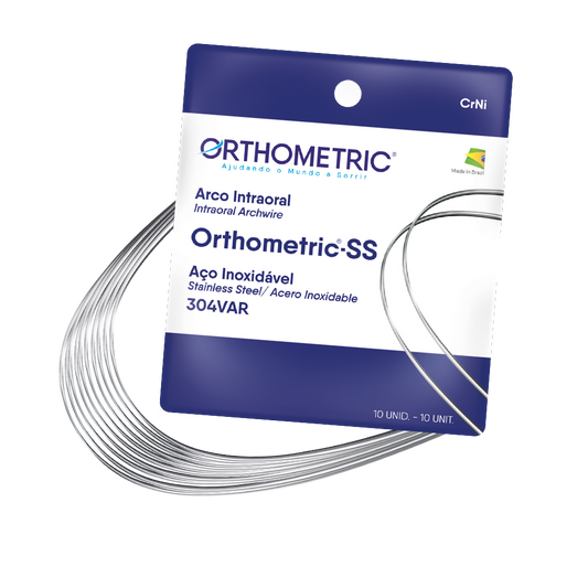 Orthometric Stainless Steel ArchWires (10 Rectangular)