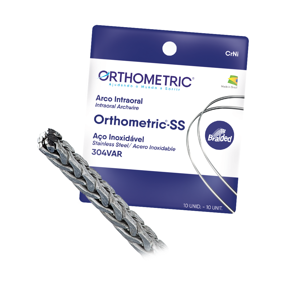 SS Braided ArchWire (10 Rectangular)