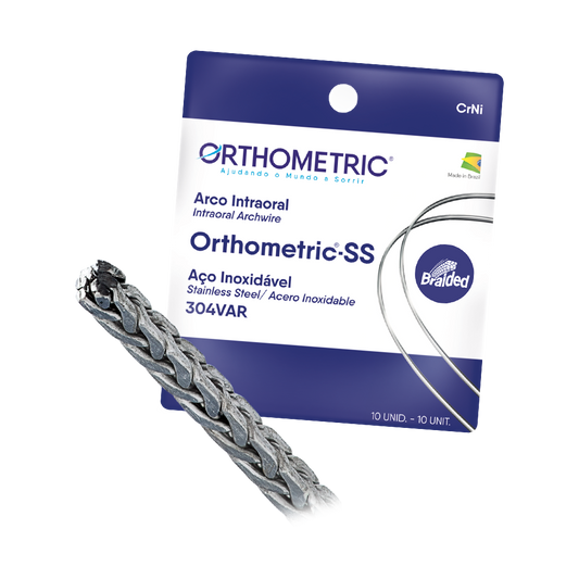 SS Braided ArchWire (10 Rectangular)